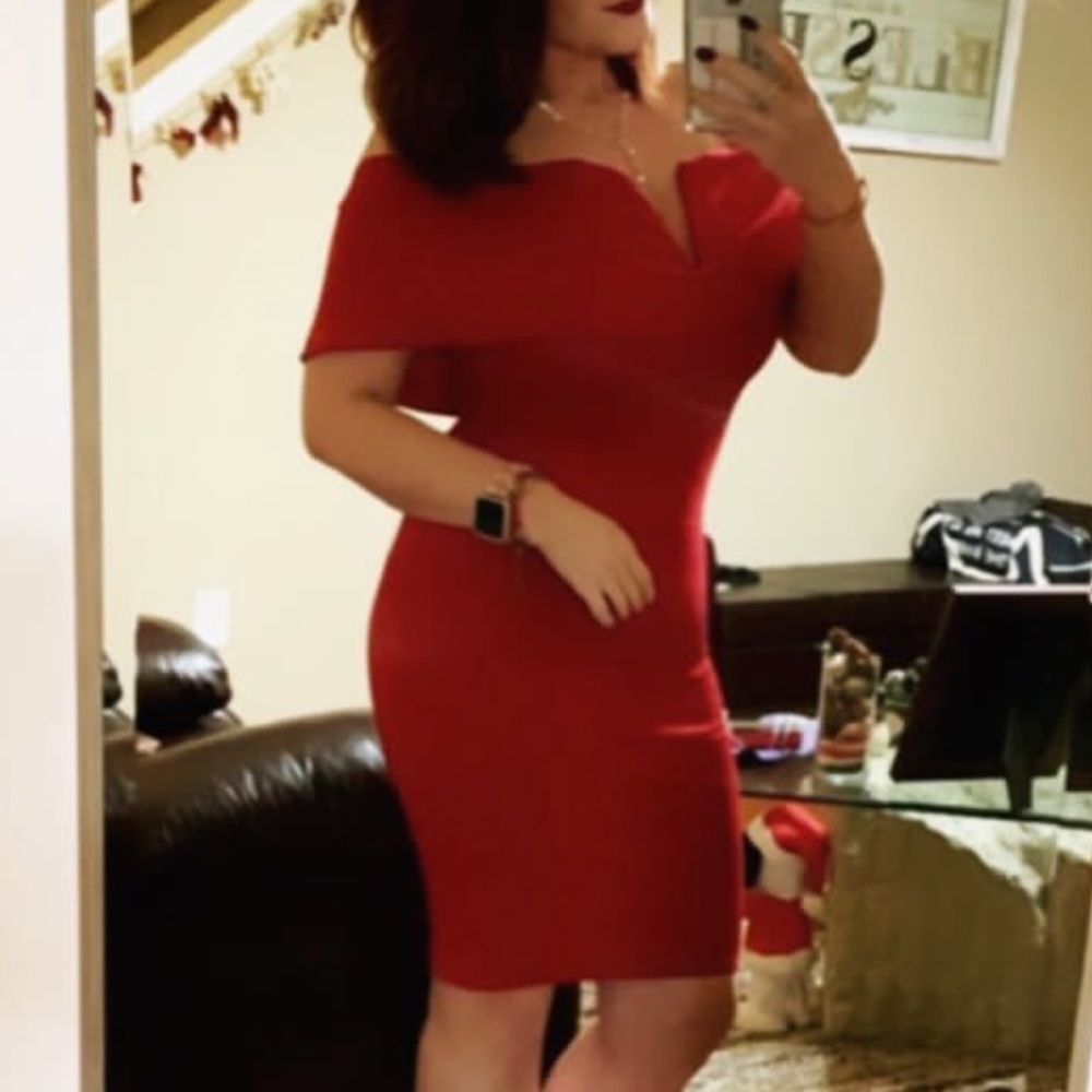 Red dress